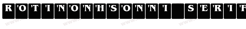 Rotinonhsonni Serif字体转换